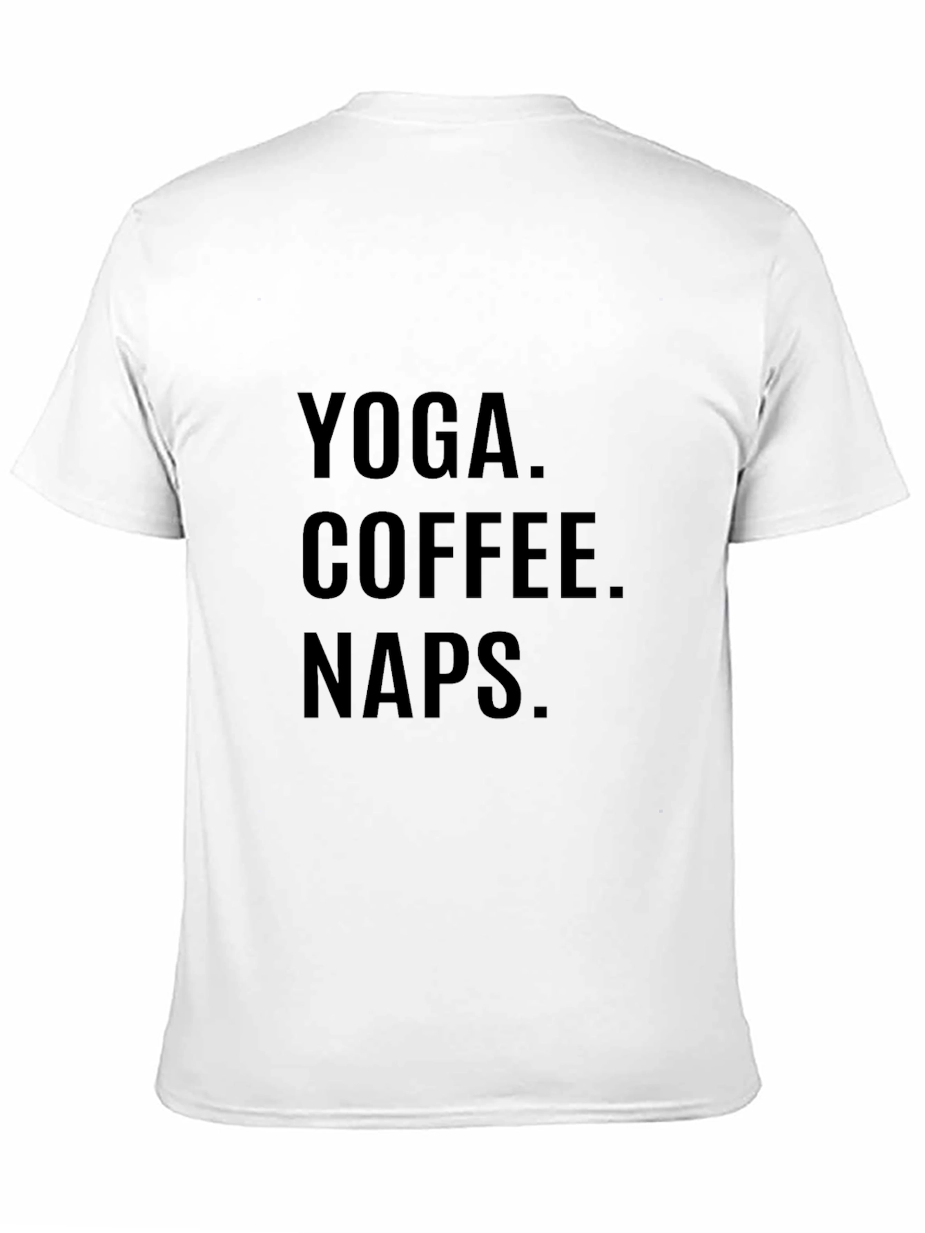 Yoga Coffee Naps Graphic T-Shirt