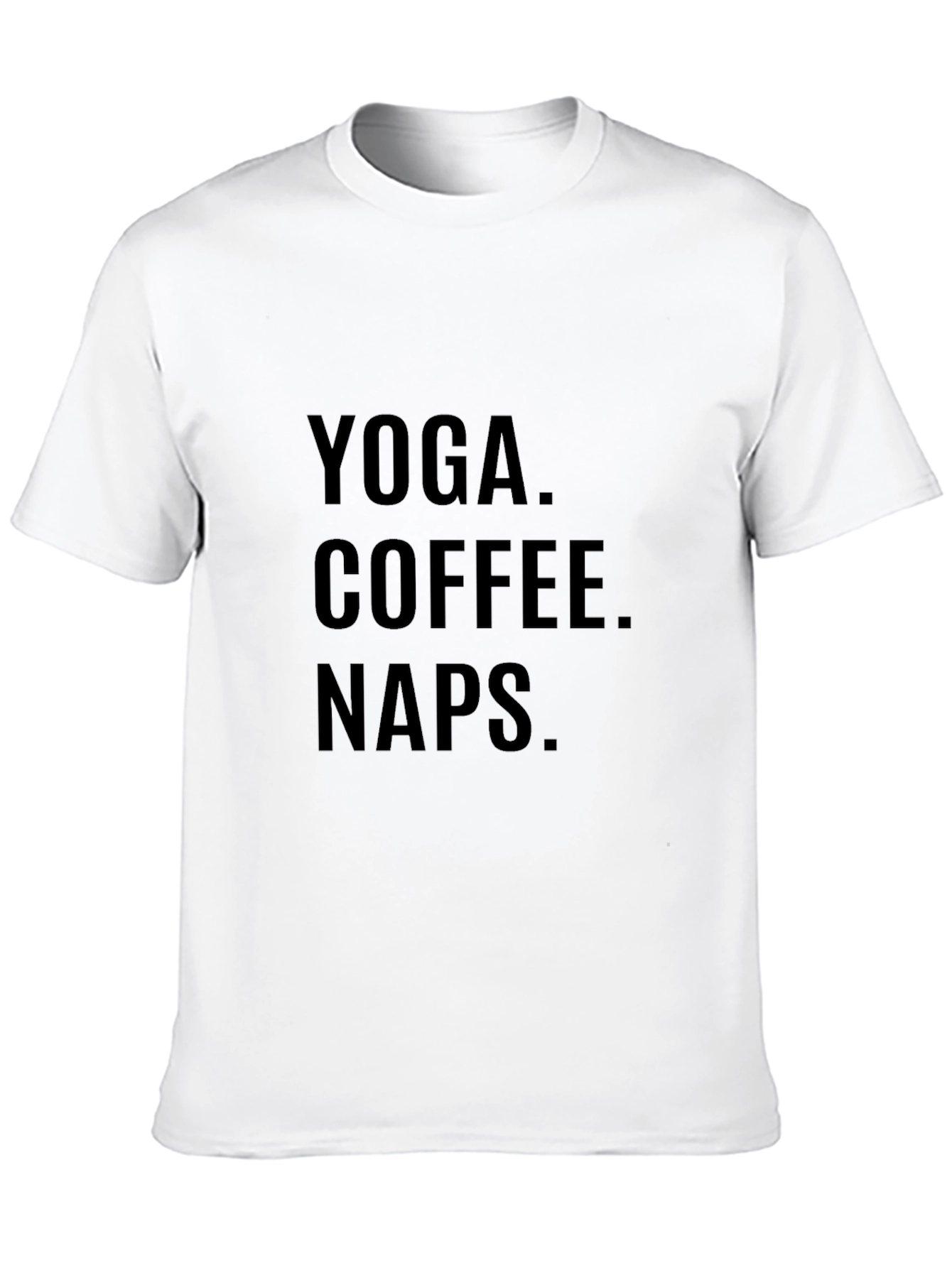 Yoga Coffee Naps Graphic T-Shirt