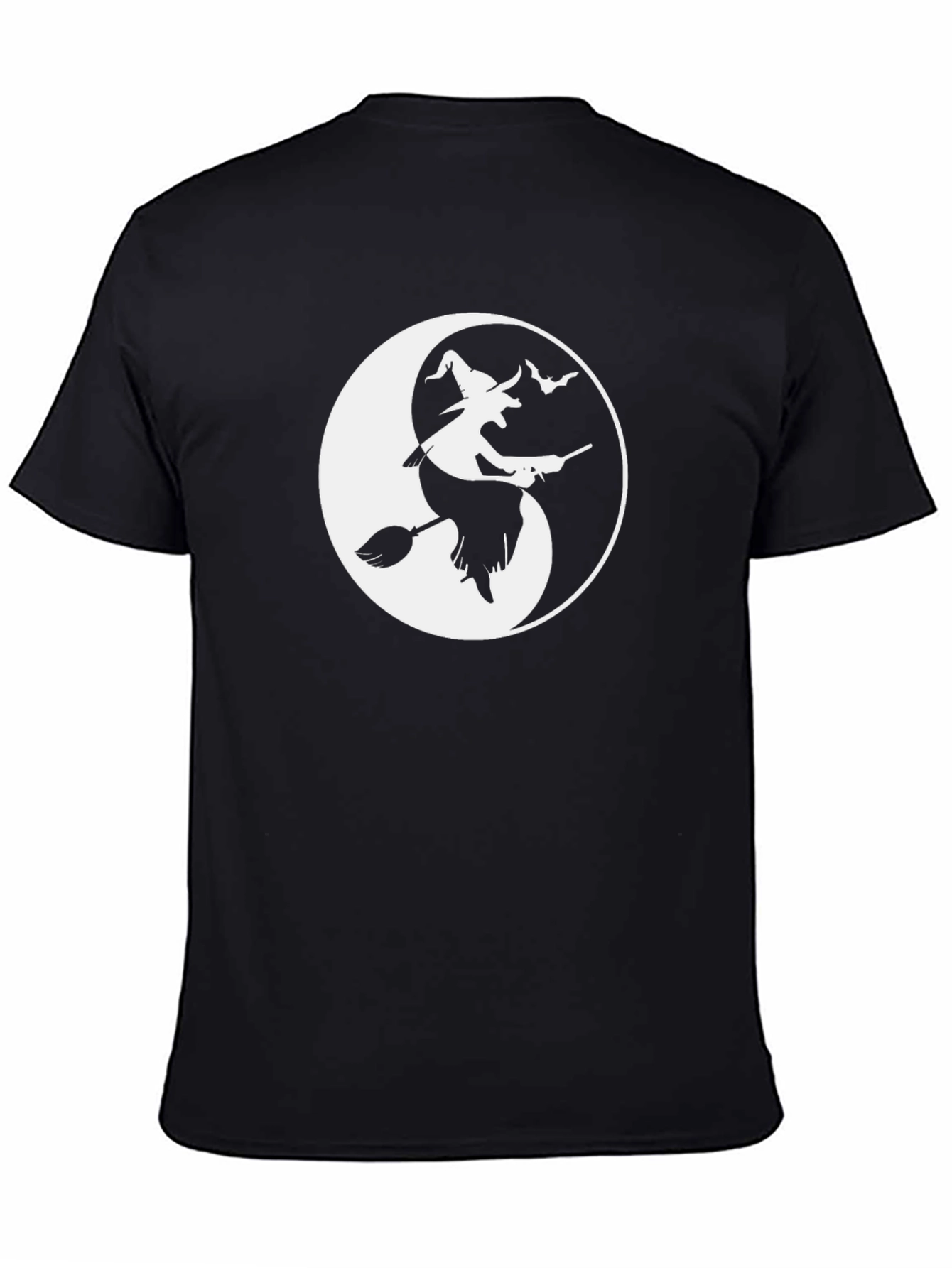 Witch Yin Yang Graphic Tee - Halloween Shirt