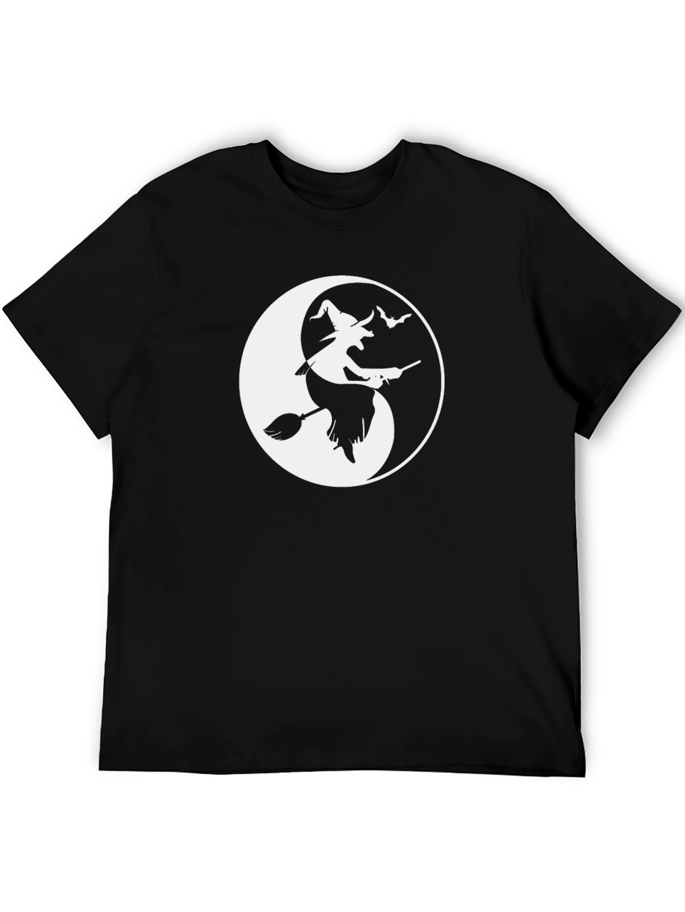 Witch Yin Yang Graphic Tee - Halloween Shirt