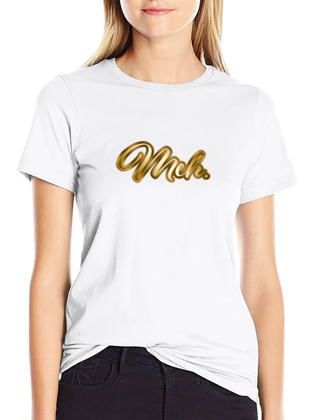 Meh. Black T-Shirt