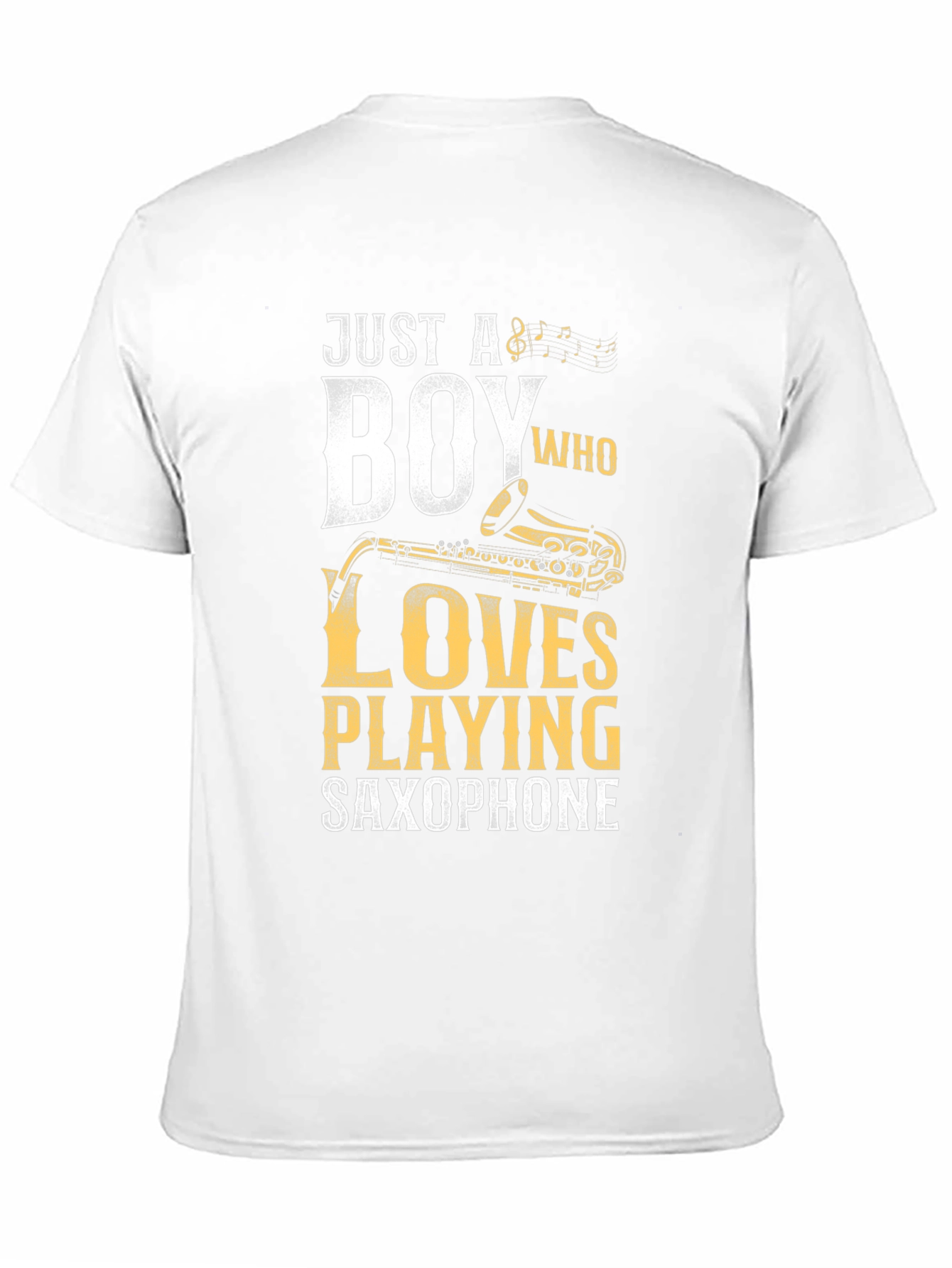 Boy Who Loves Playing Saxophone T-Shirt