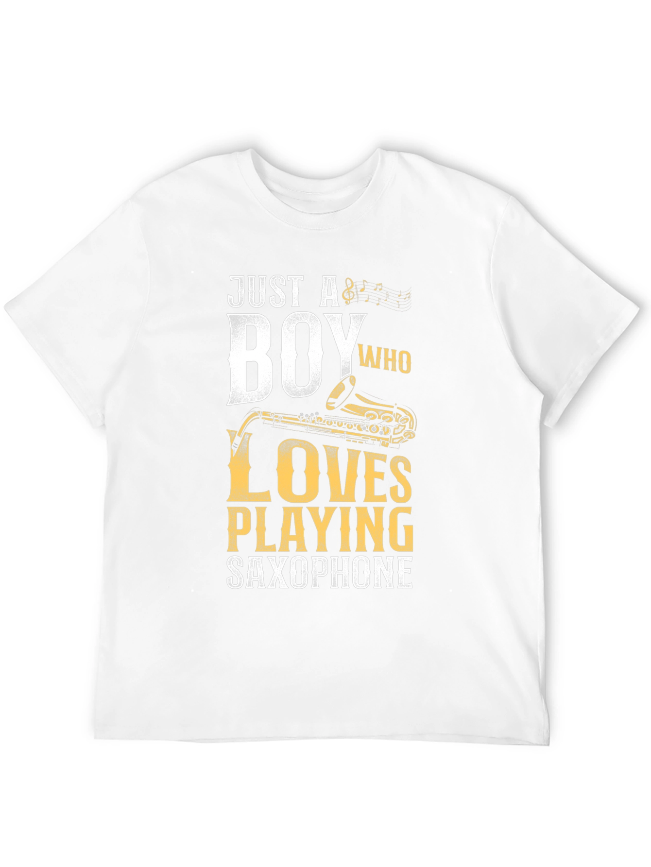 Boy Who Loves Playing Saxophone T-Shirt