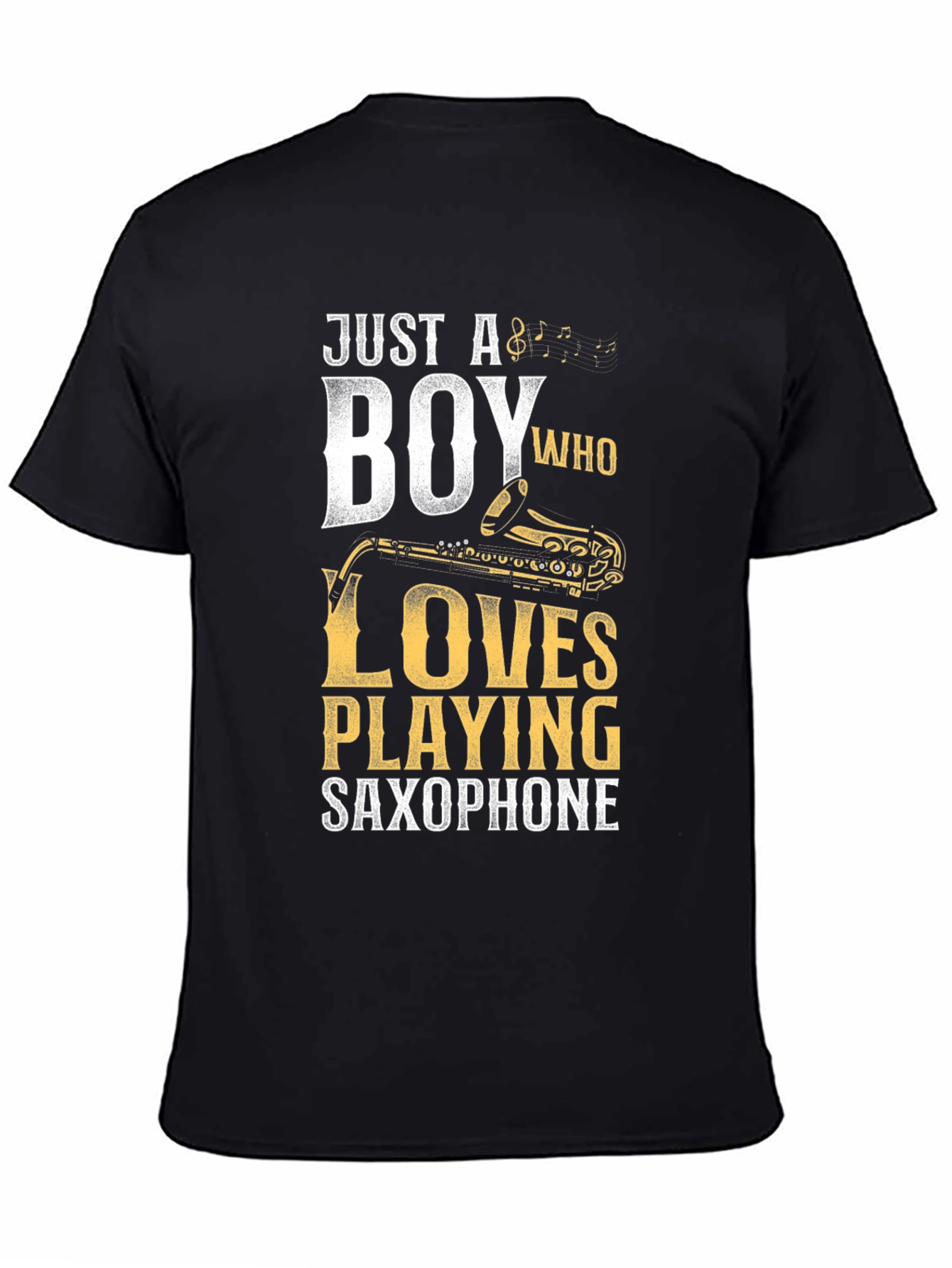 Boy Who Loves Playing Saxophone T-Shirt