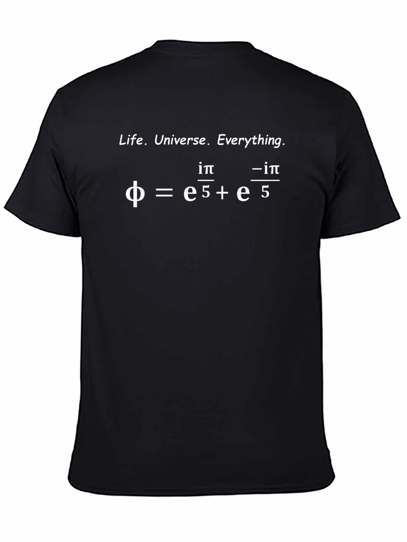 Math Equation Graphic Tee - Life Universe Everything