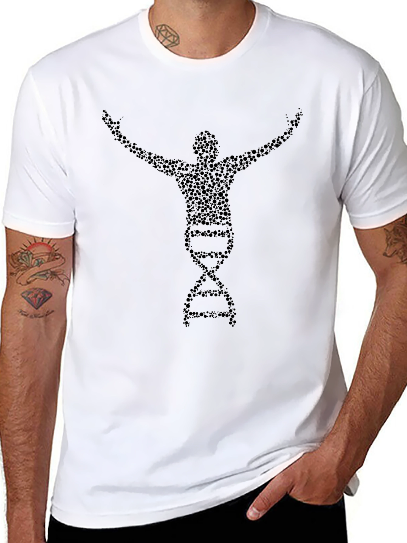 DNA Man T-Shirt - Stylish & Unique Design