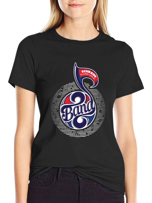 Schrade Middle School Band T-Shirt Music Note