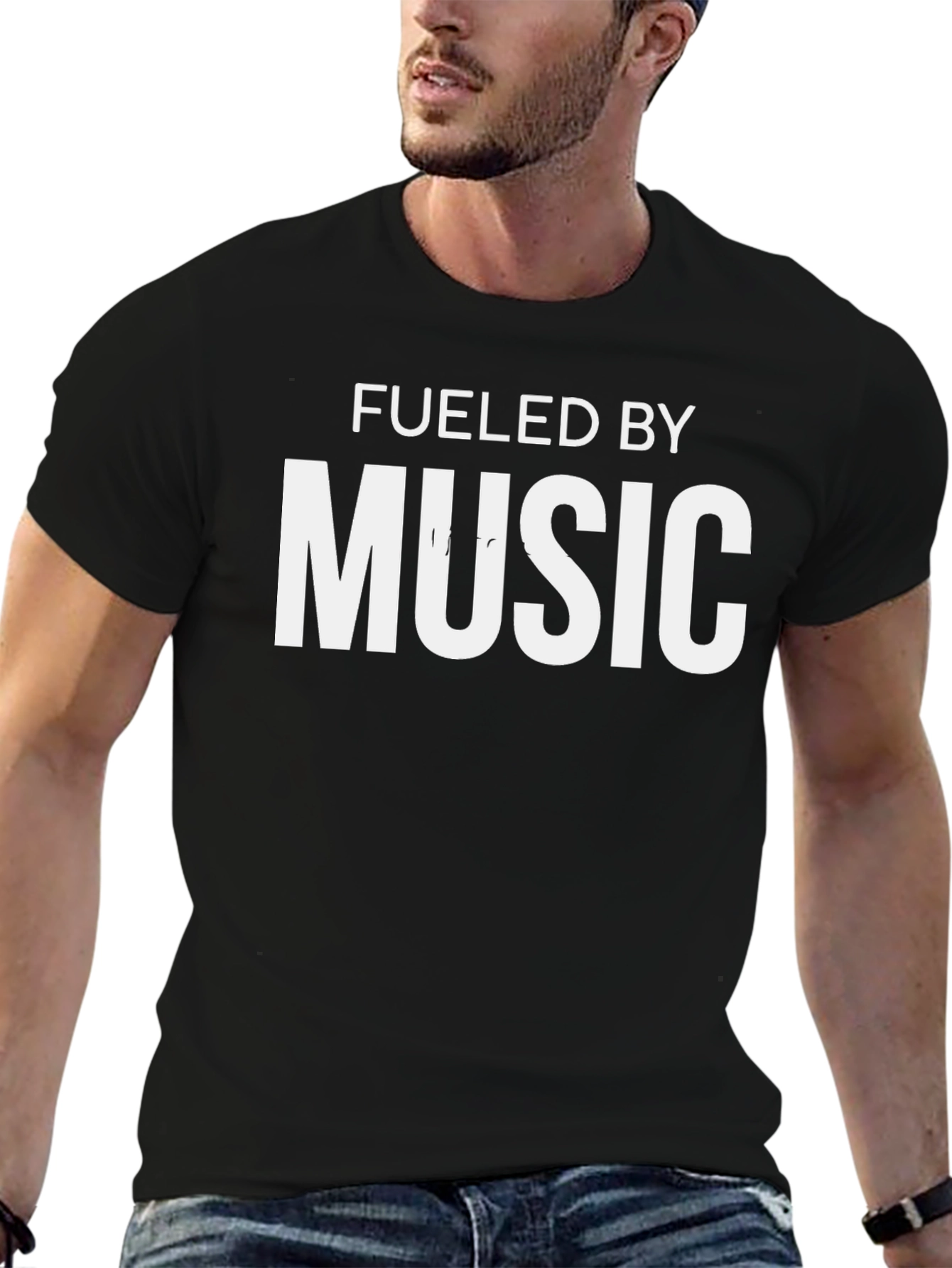 Fueled By Music Graphic T-Shirt