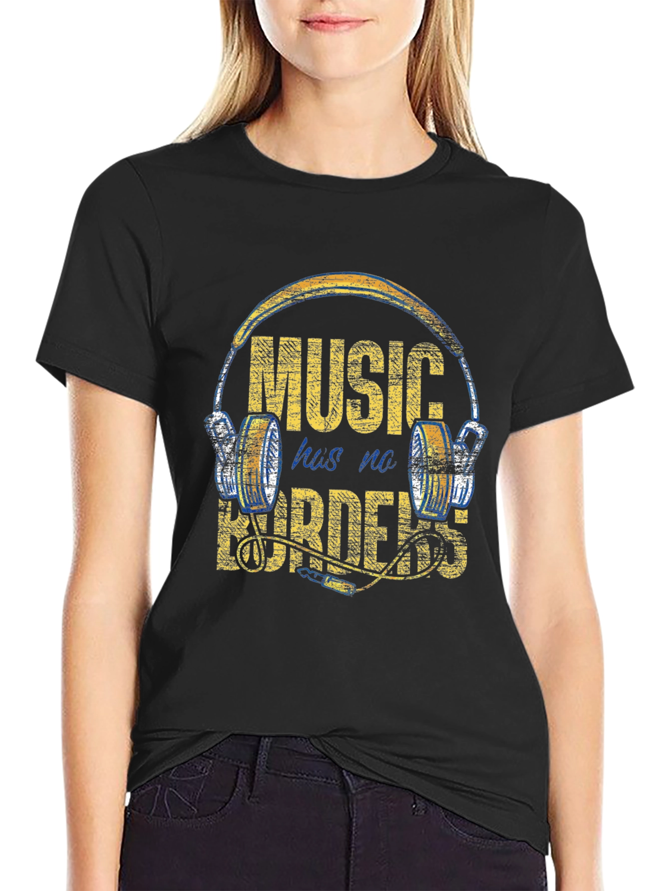 Music Has No Borders Graphic Tee