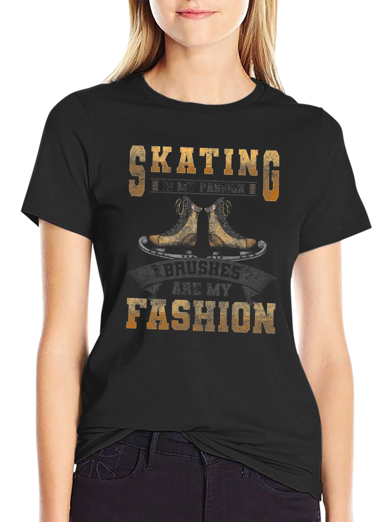 Skating Is My Passion Graphic Tee