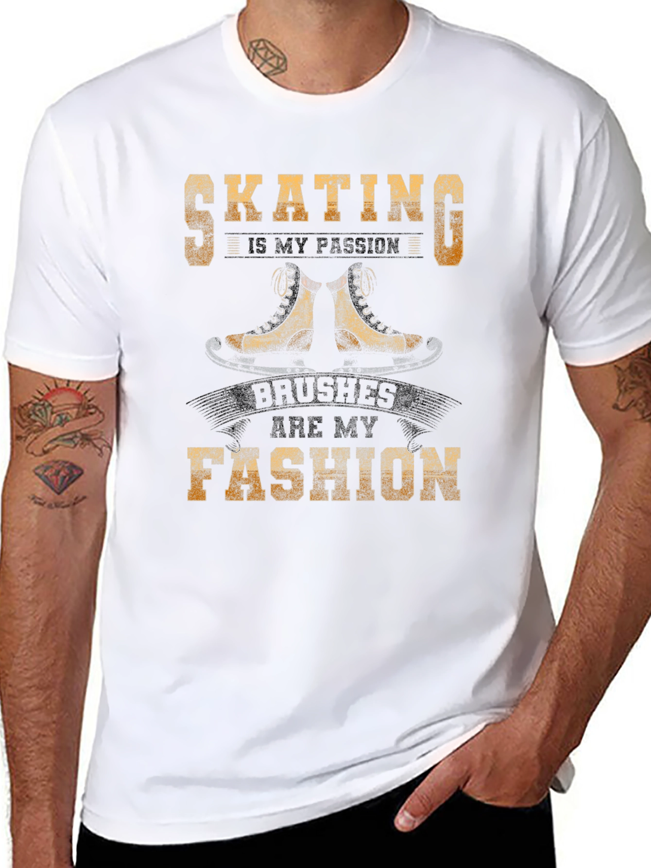 Skating Is My Passion Graphic Tee