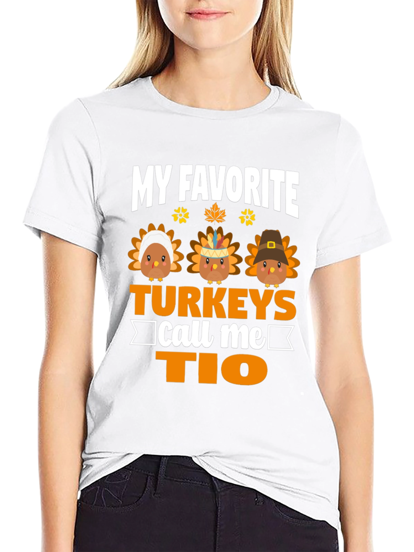 My Favorite Turkeys Call Me Tio Thanksgiving T-Shirt