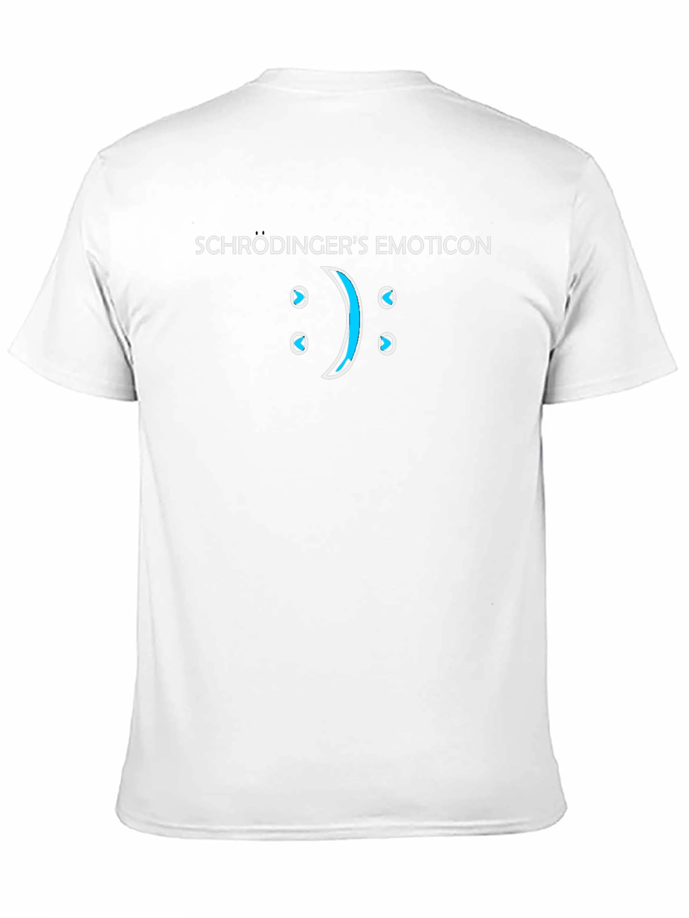 Schrödingers Emoticon Black T-Shirt