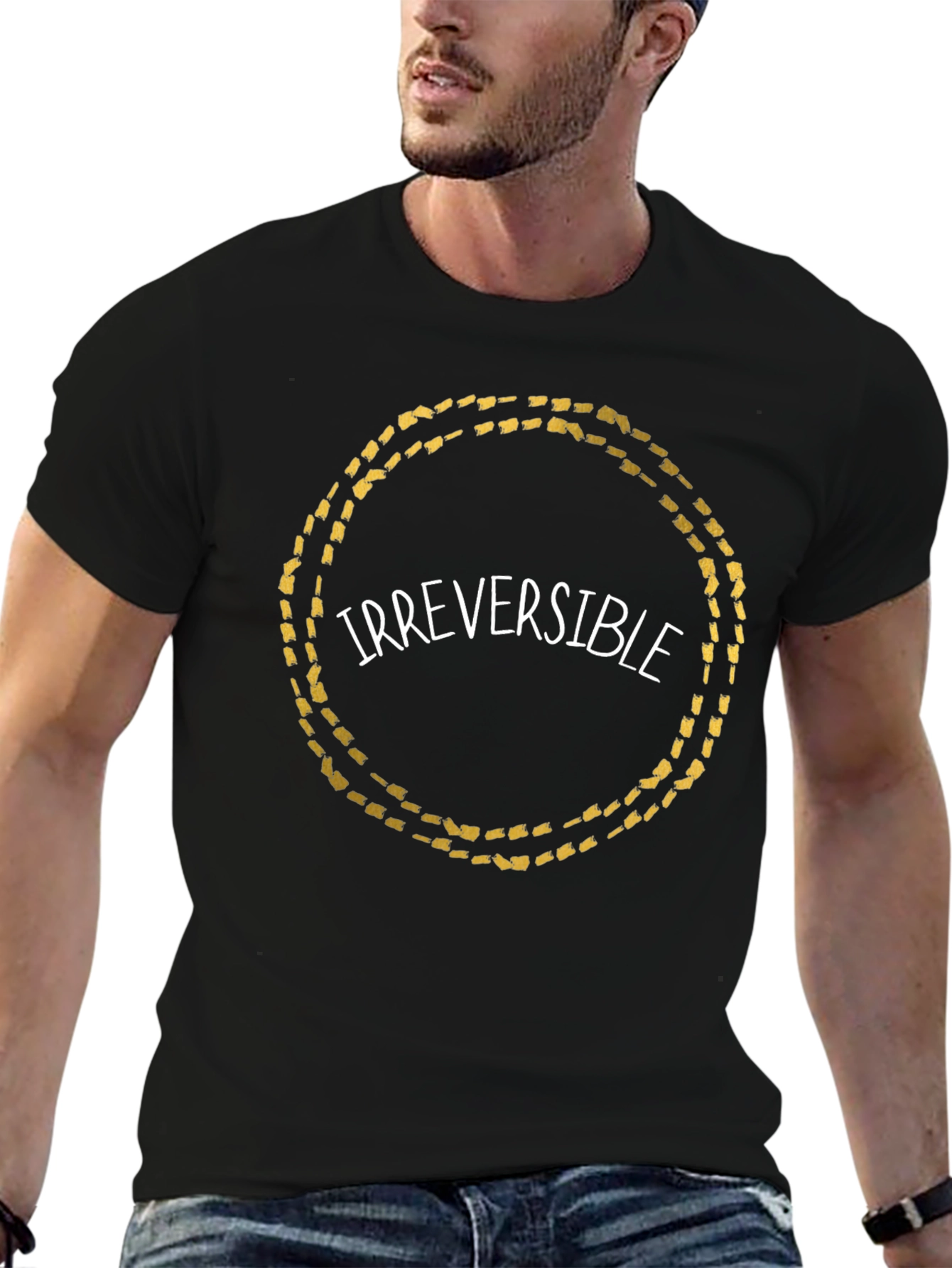 Irreversible Graphic Print T-Shirt - Casual Style