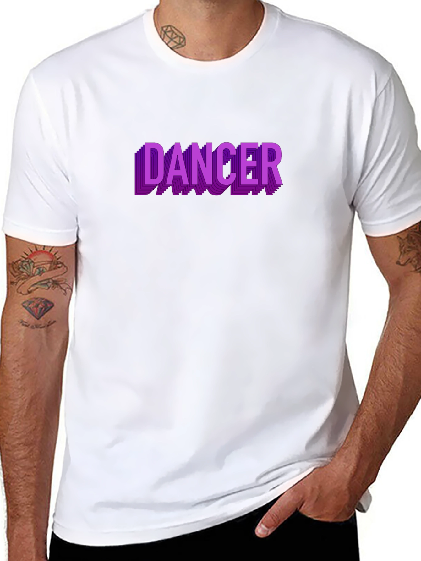 Dancer T-Shirt - Modern Purple Design