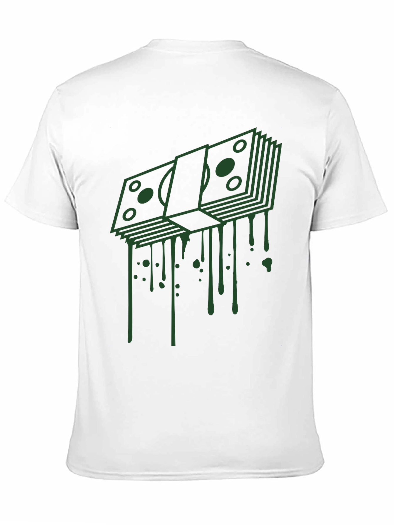 Dripping Cash Graphic Tee - Modern Streetwear