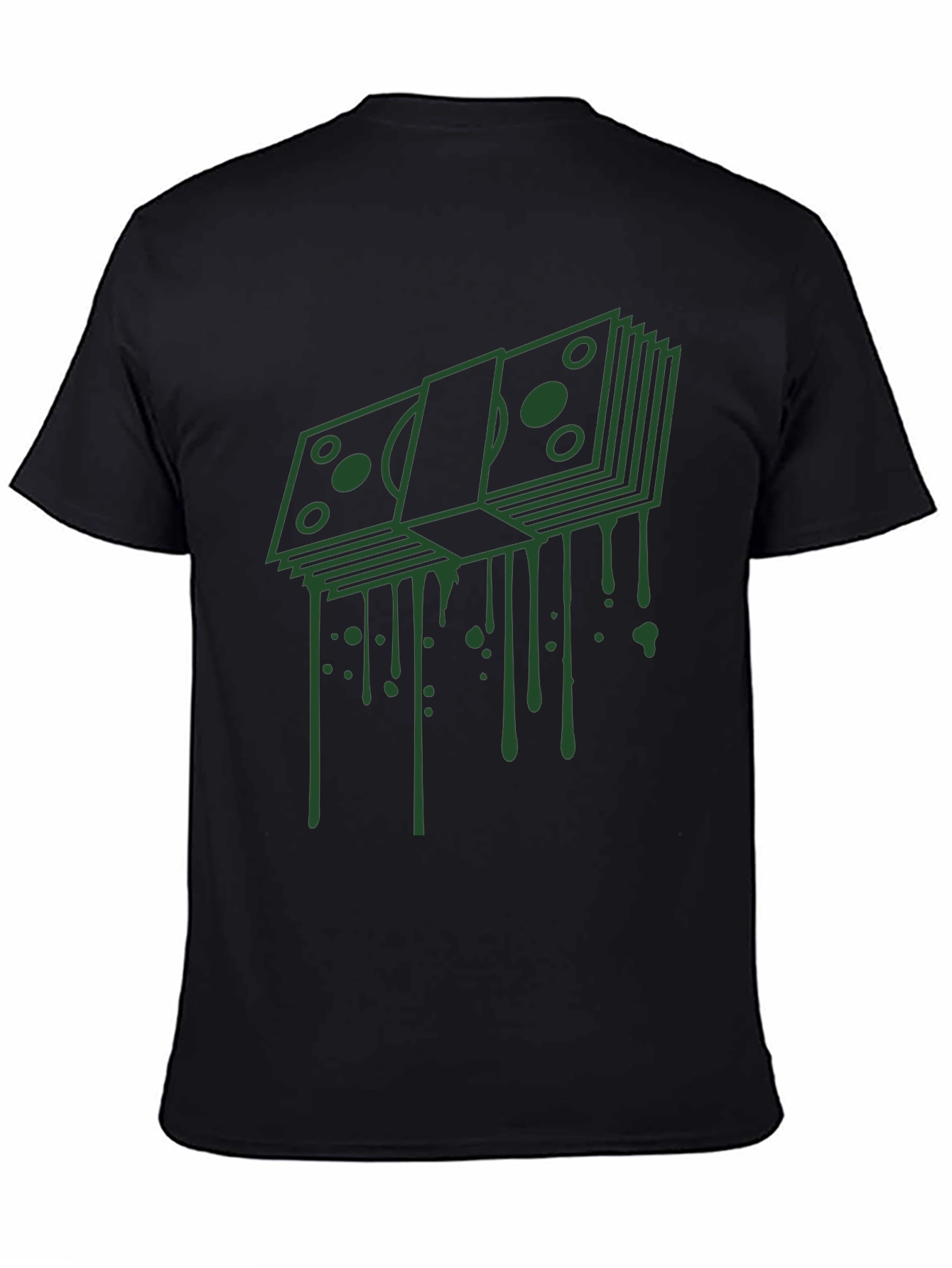 Dripping Cash Graphic Tee - Modern Streetwear