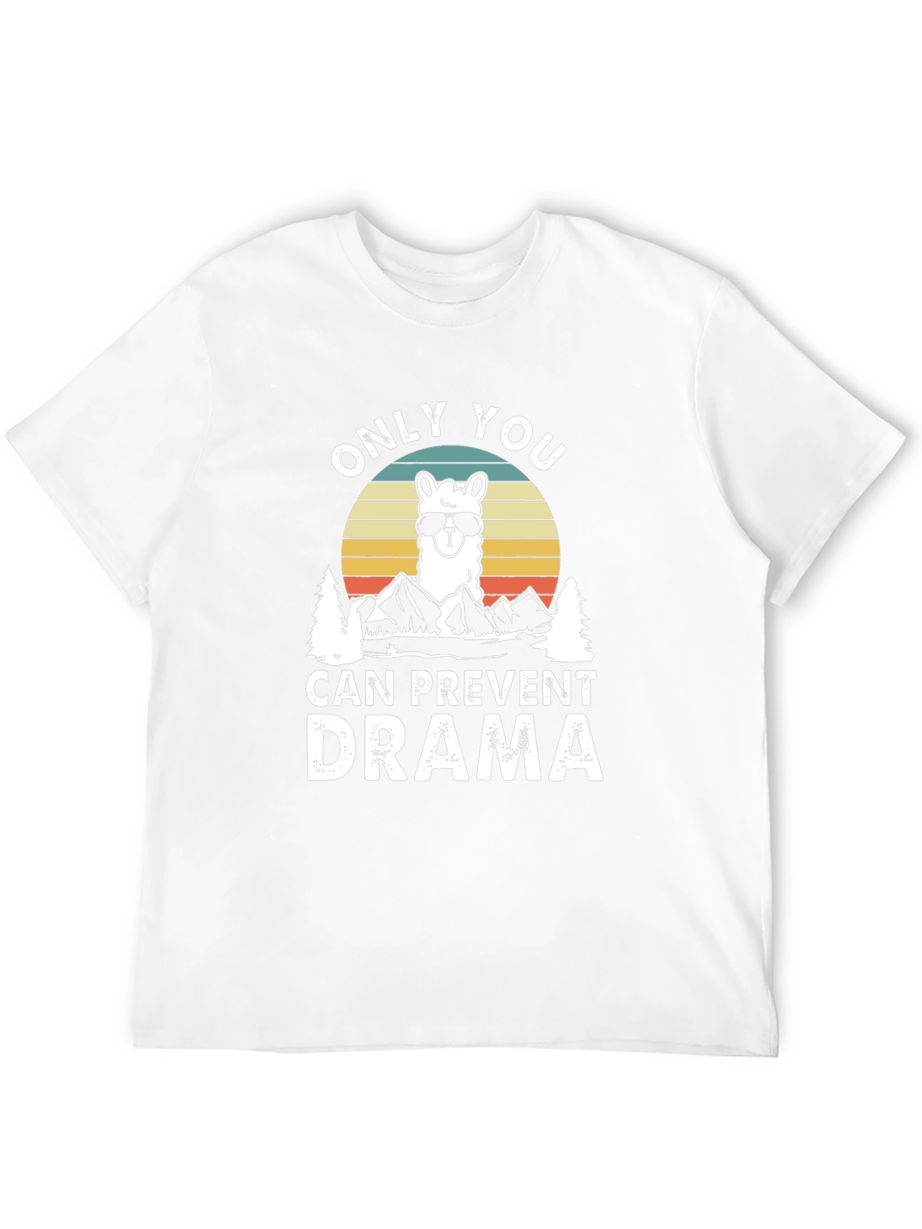 Only You Can Prevent Drama Llama T-Shirt