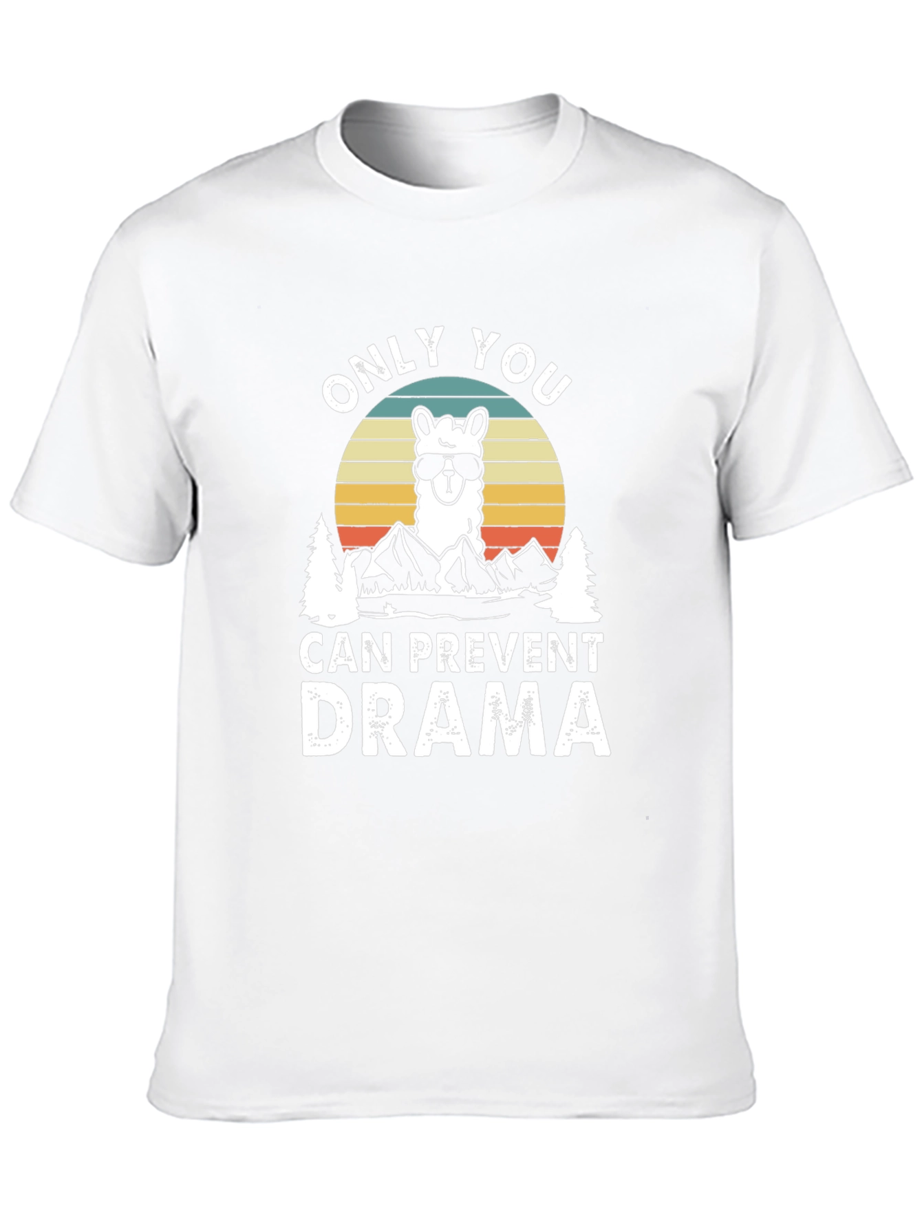 Only You Can Prevent Drama Llama T-Shirt