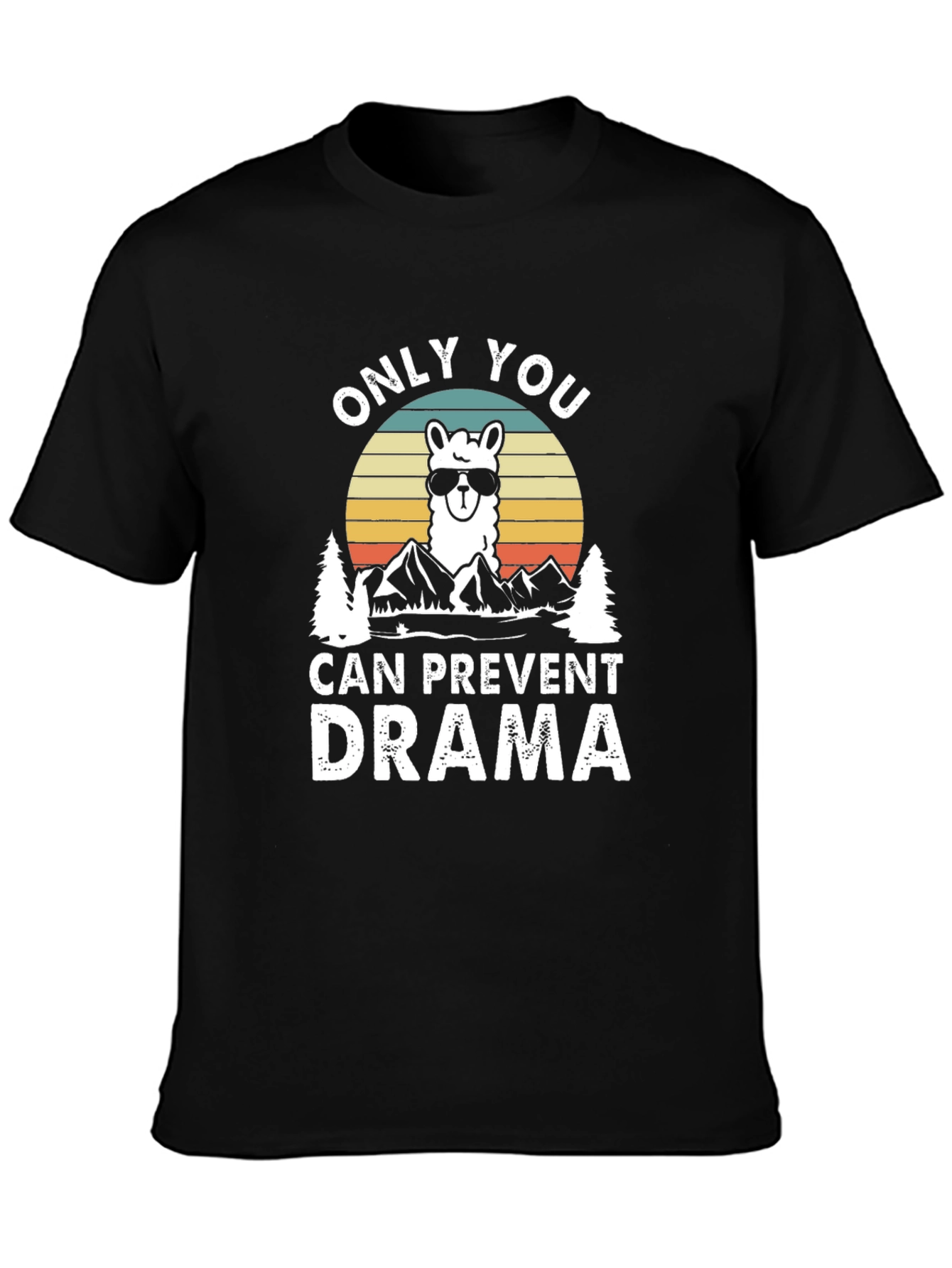 Only You Can Prevent Drama Llama T-Shirt