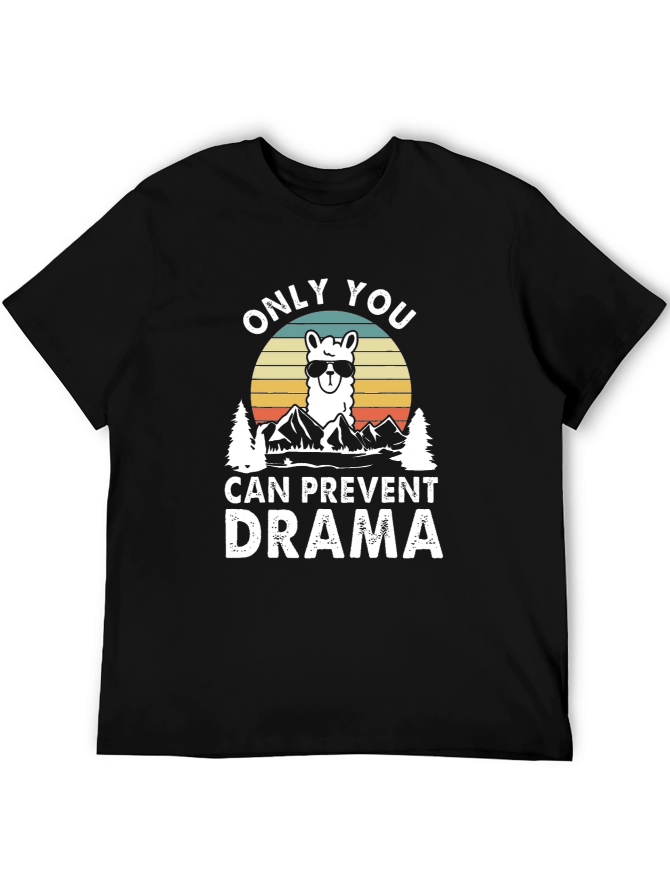 Only You Can Prevent Drama Llama T-Shirt