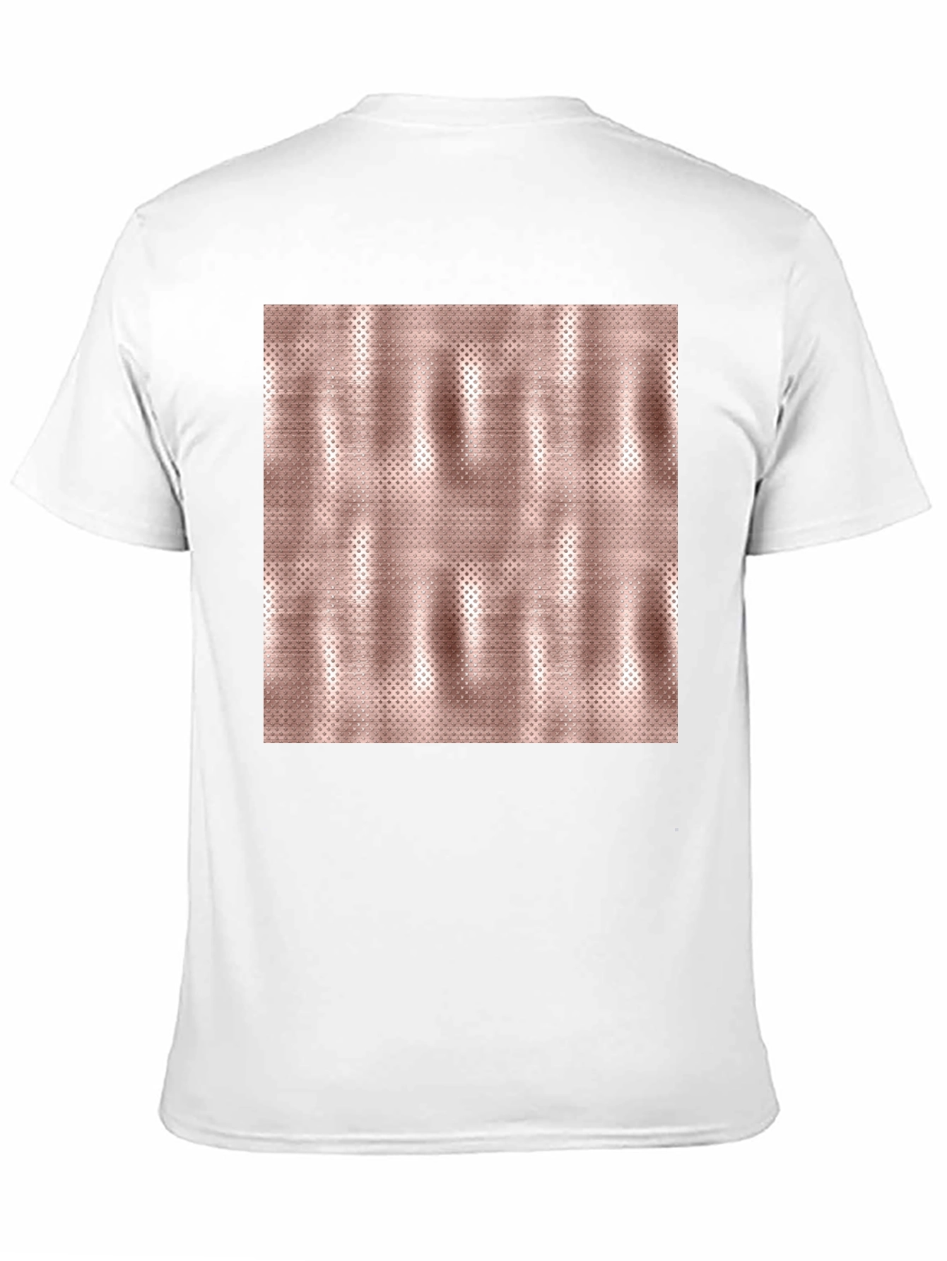 Unique Metallic Pattern Tee - Stylish Casual Wear