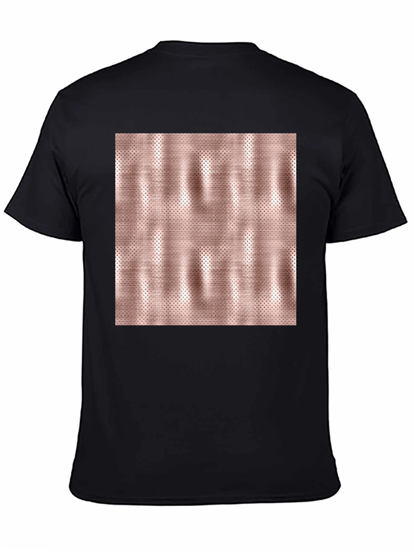 Unique Metallic Pattern Tee - Stylish Casual Wear