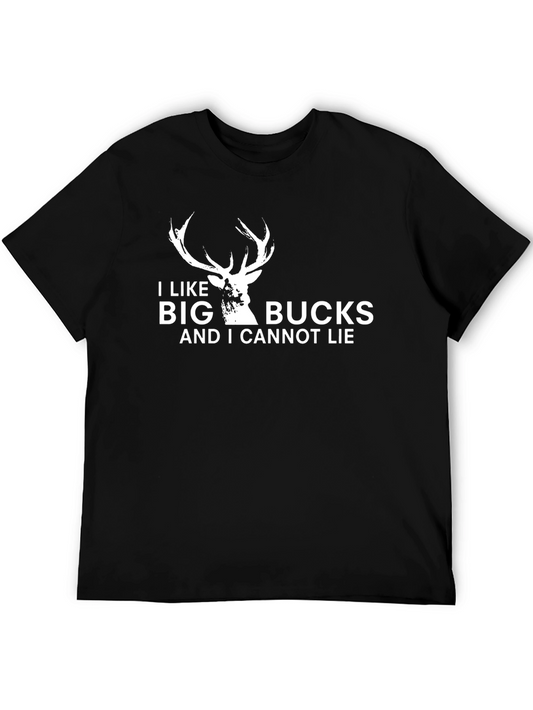 I Like Big Bucks T-Shirt - Funny Deer Hunting Tee