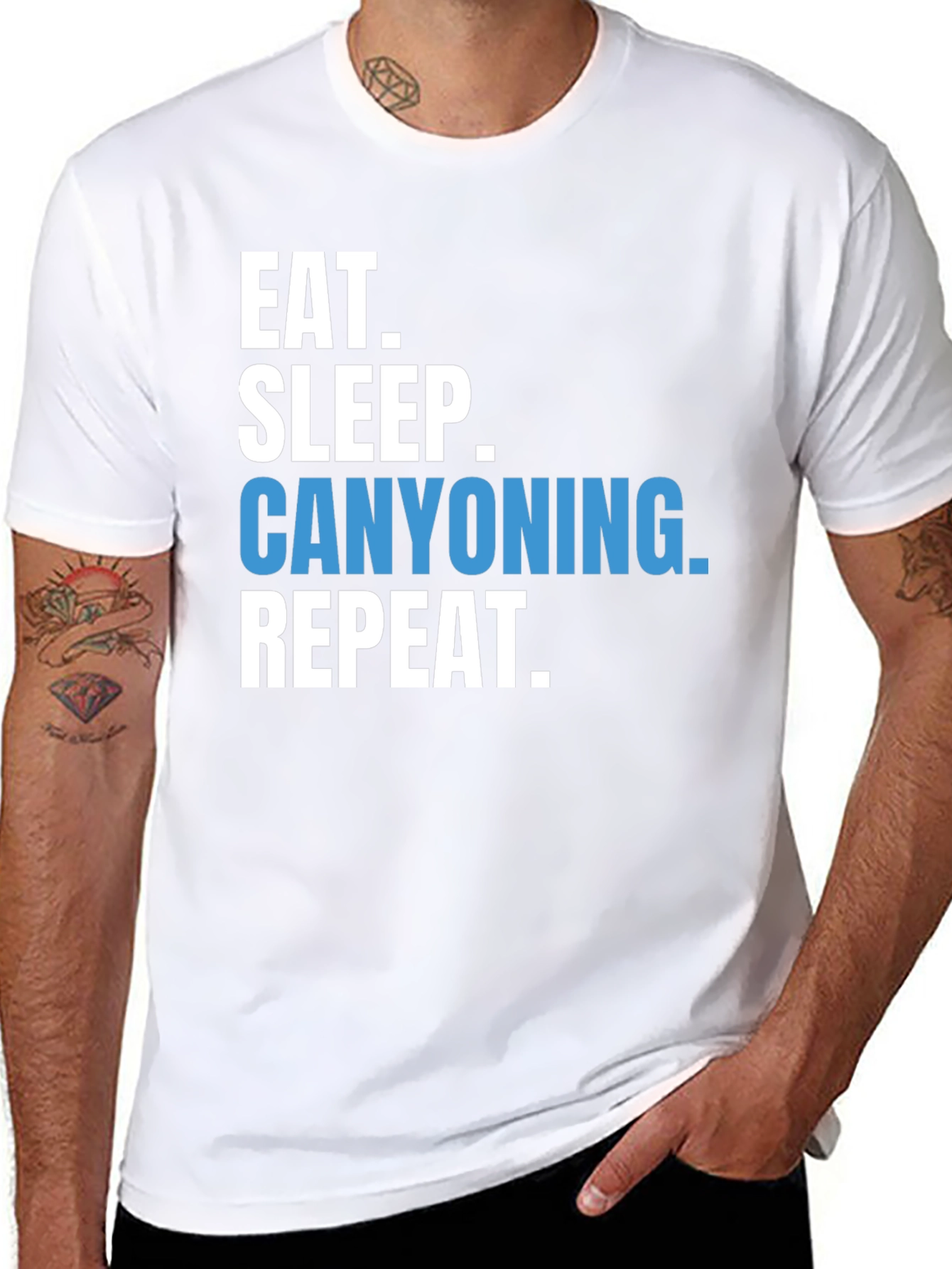 Eat Sleep Canyoning Repeat T-Shirt