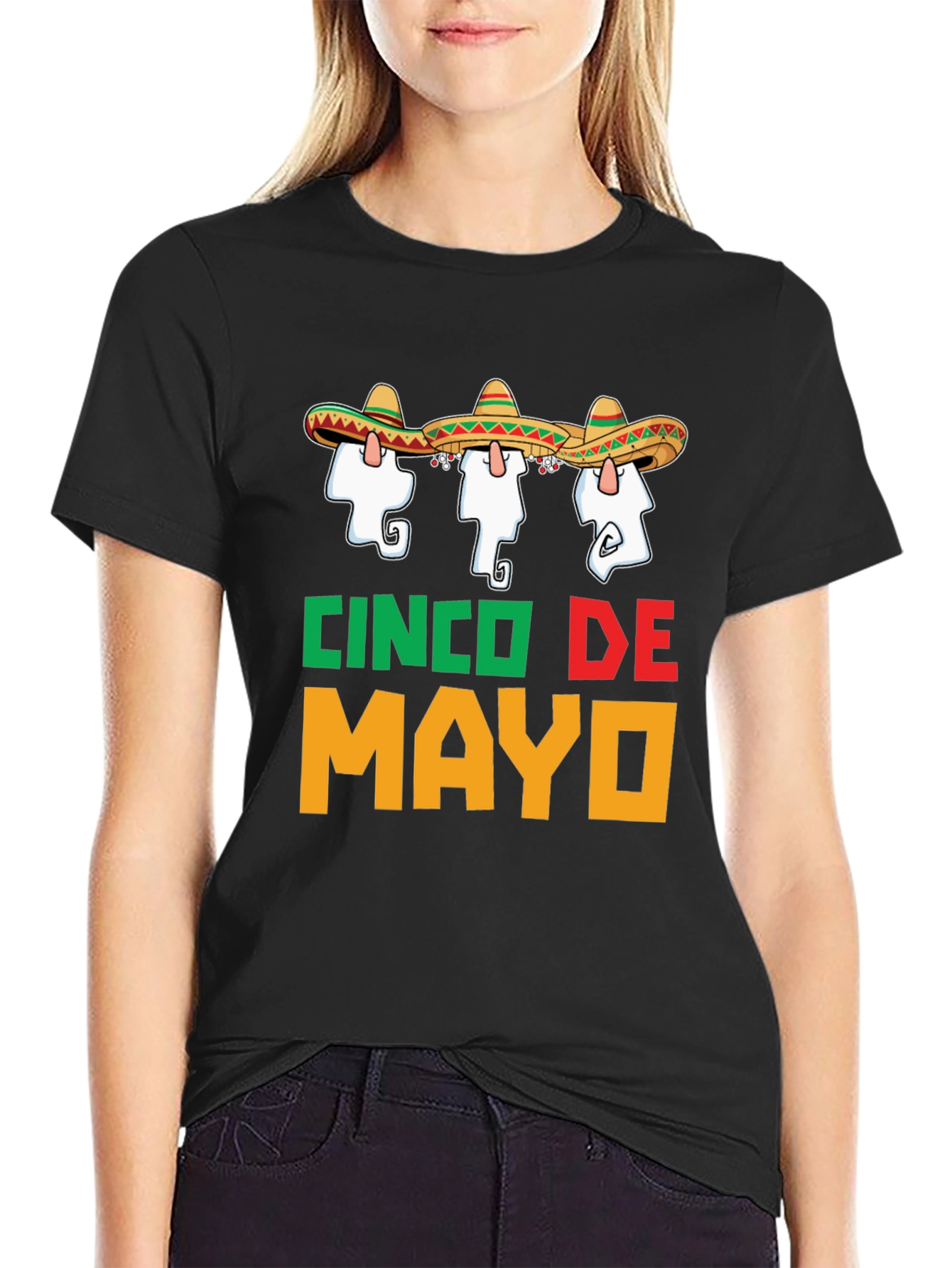 Cinco De Mayo T-Shirt Black Graphic Tee