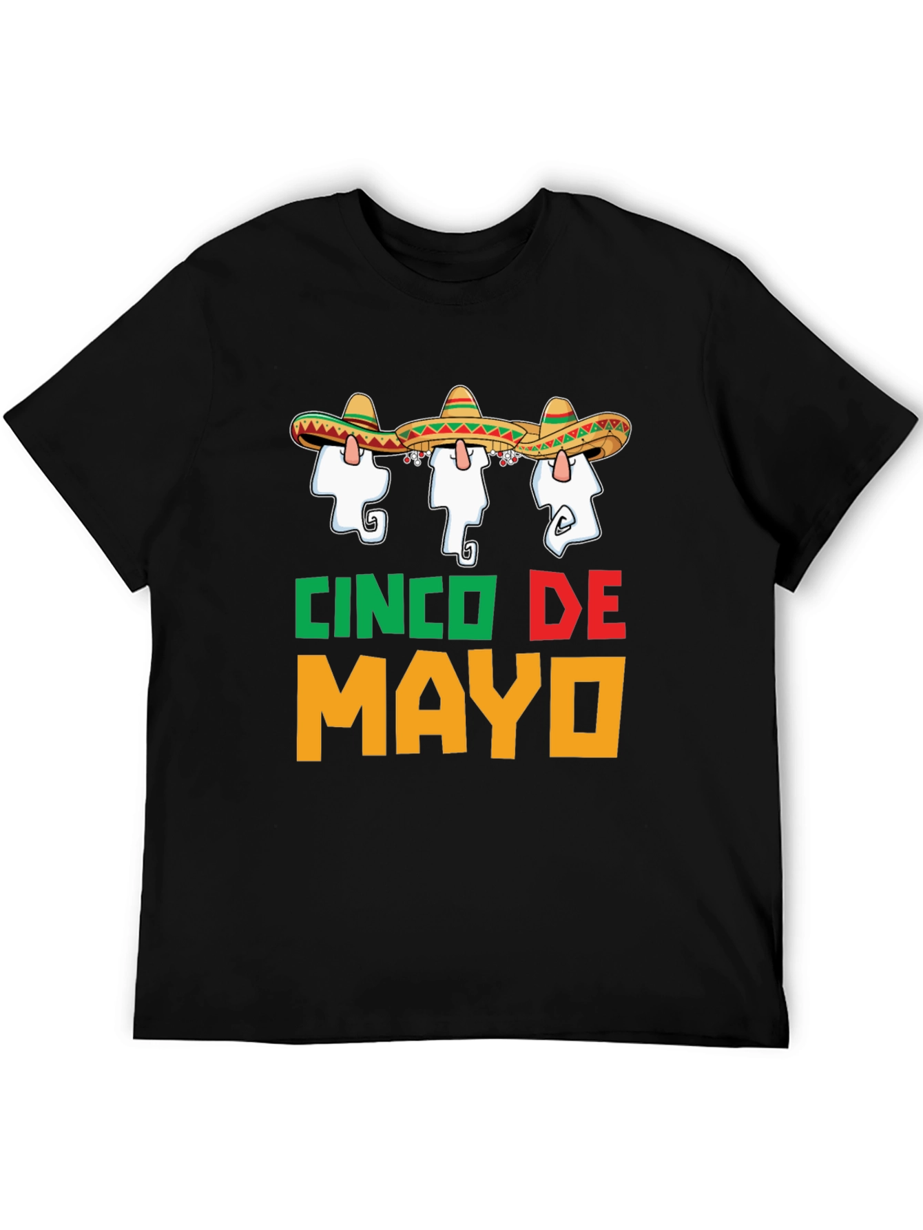 Cinco De Mayo T-Shirt Black Graphic Tee