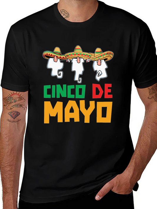 Cinco De Mayo T-Shirt Black Graphic Tee