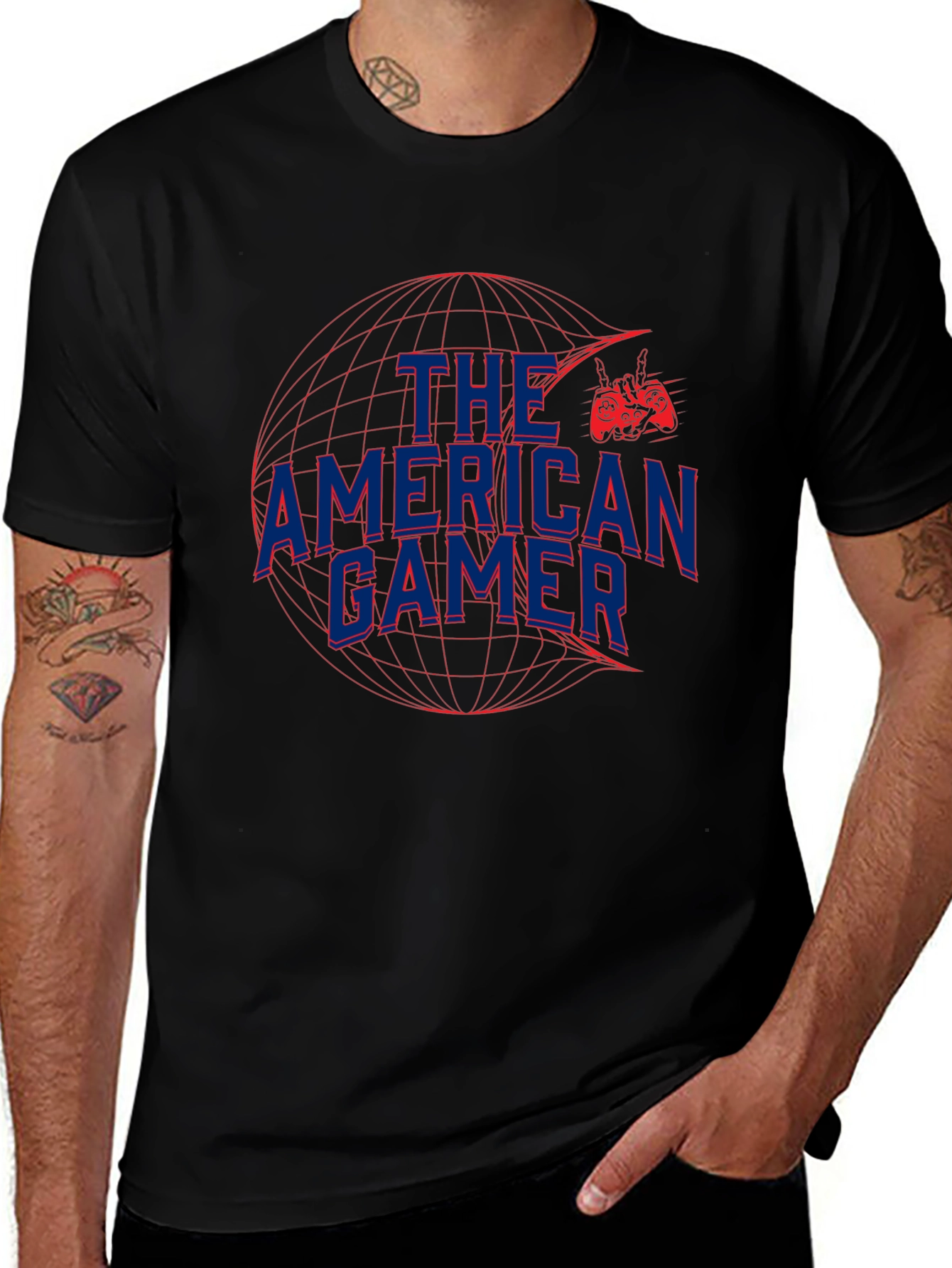 The American Gamer Graphic T-Shirt