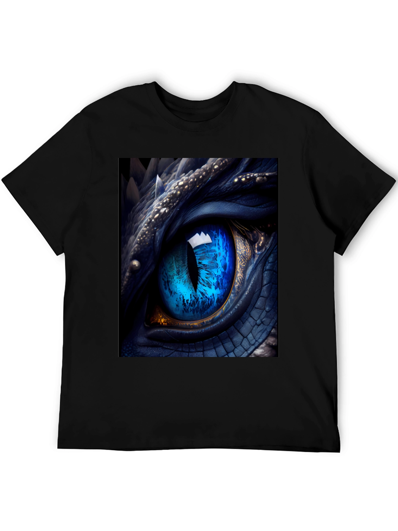Dragon Eye Graphic Tee - Mens Black T-Shirt