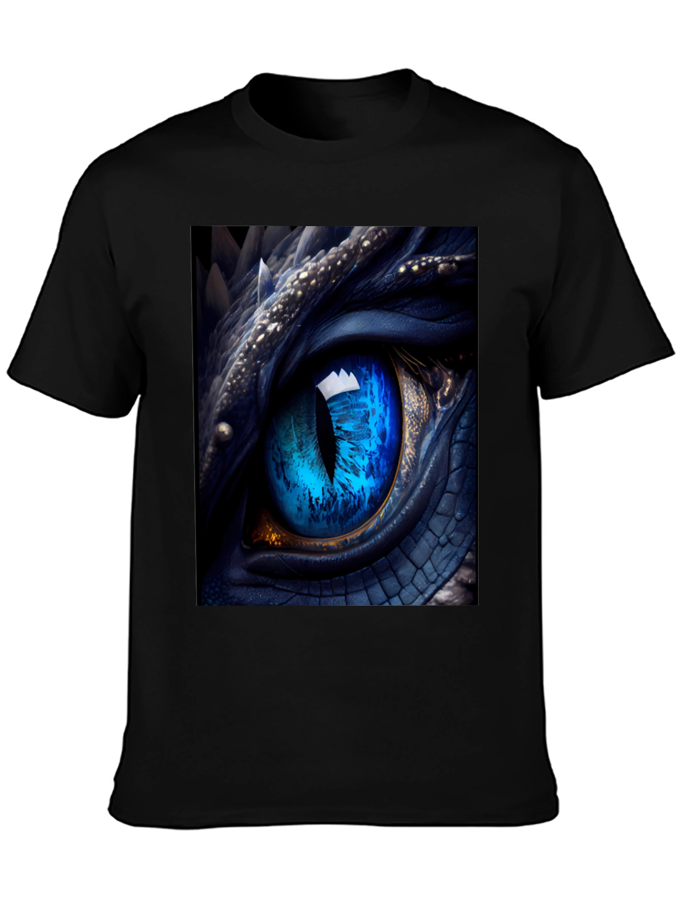 Dragon Eye Graphic Tee - Mens Black T-Shirt