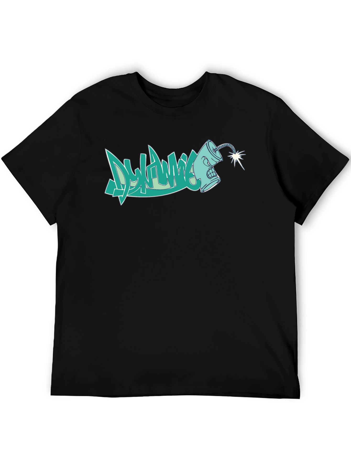 Dynamic Graffiti T-Shirt - Stylish Urban Design