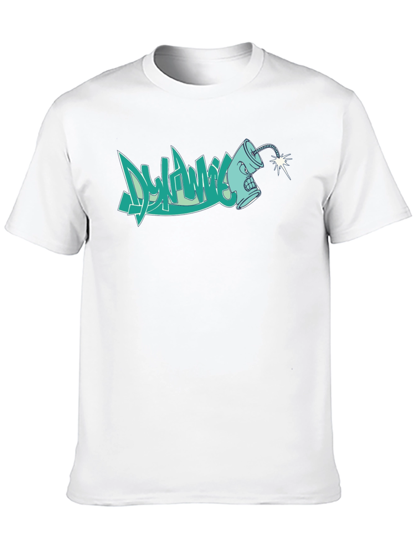 Dynamic Graffiti T-Shirt - Stylish Urban Design