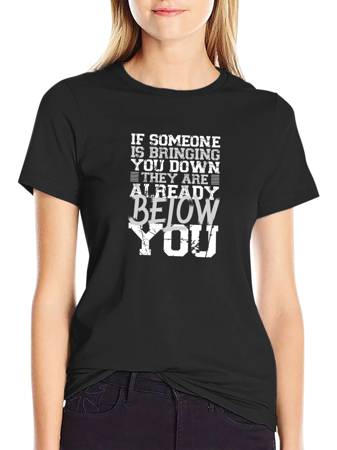 Inspirational Graphic Print T-Shirt
