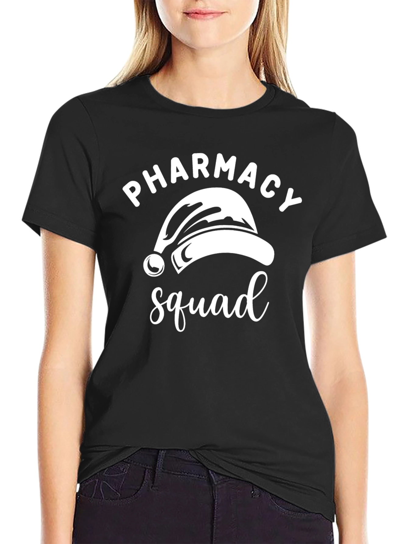 Pharmacy Squad Santa Hat T-Shirt
