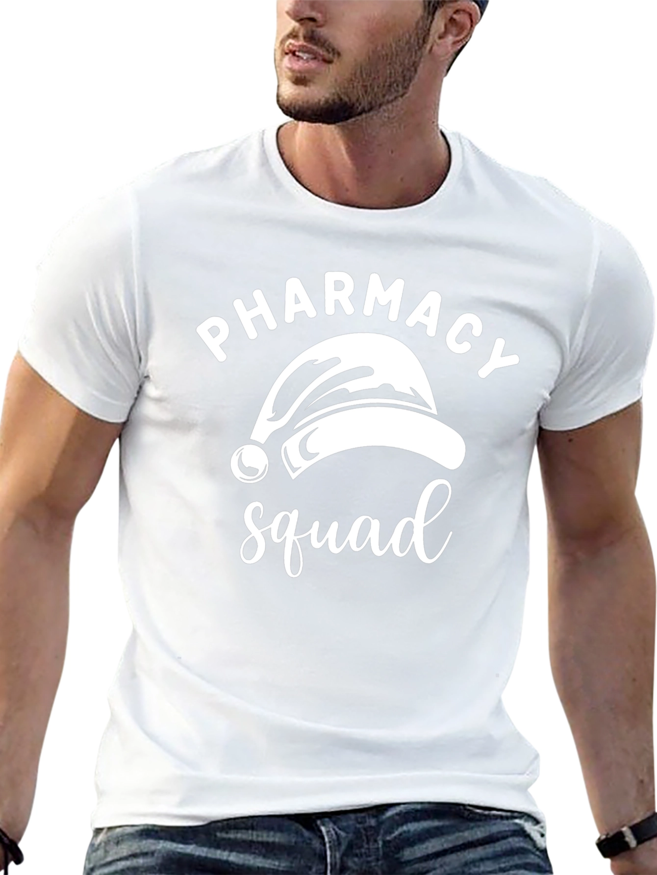Pharmacy Squad Santa Hat T-Shirt