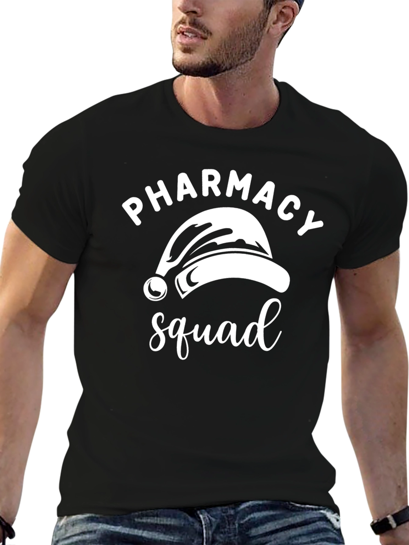 Pharmacy Squad Santa Hat T-Shirt