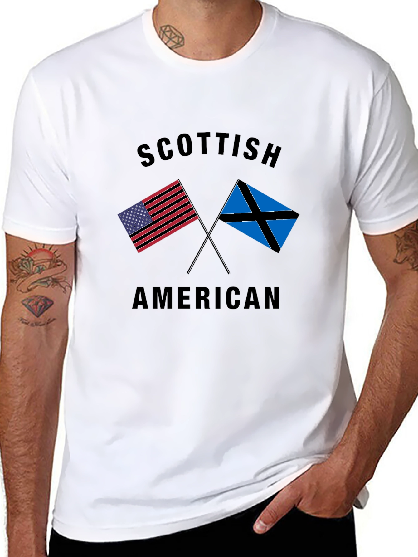 Scottish American Flag T-Shirt