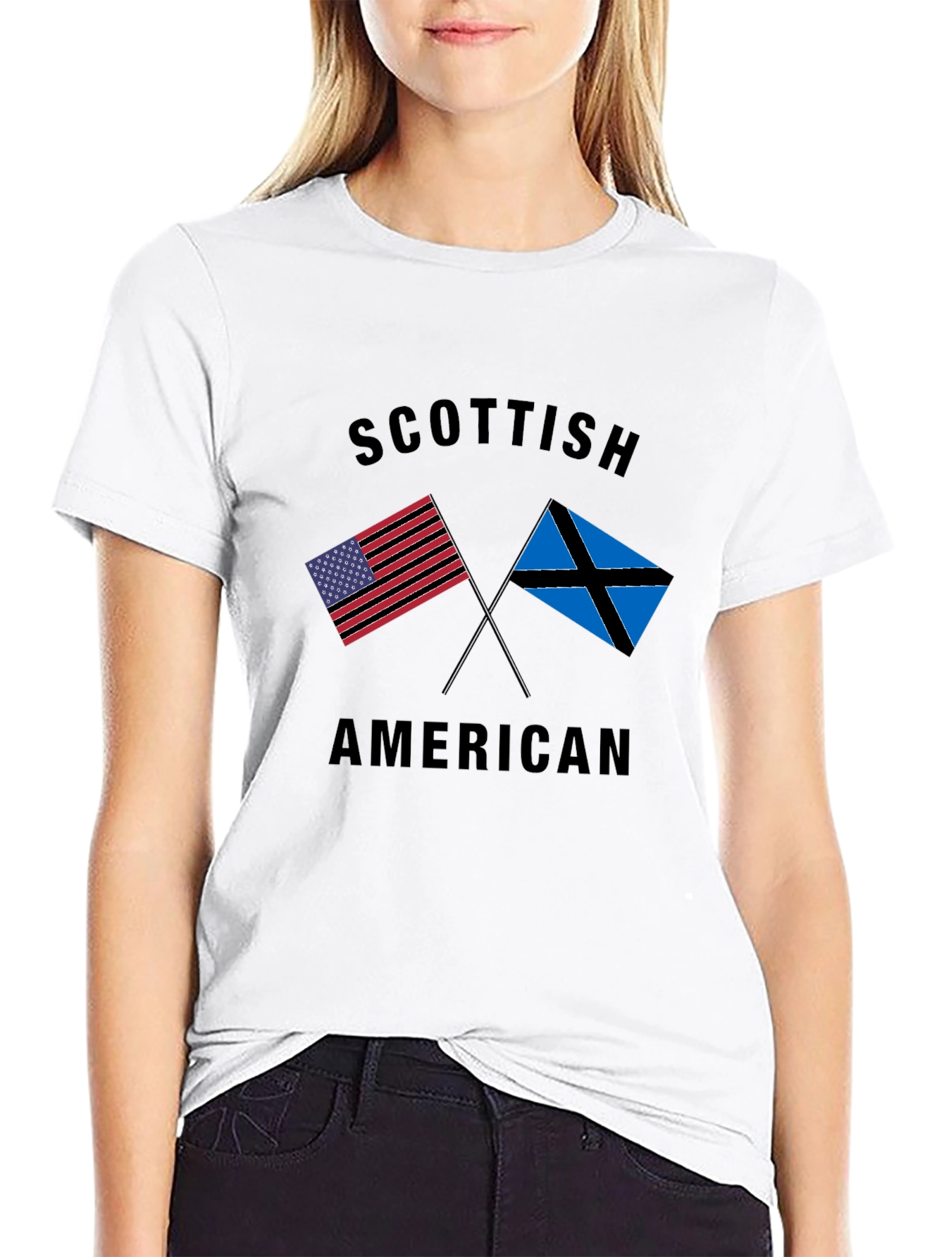 Scottish American Flag T-Shirt