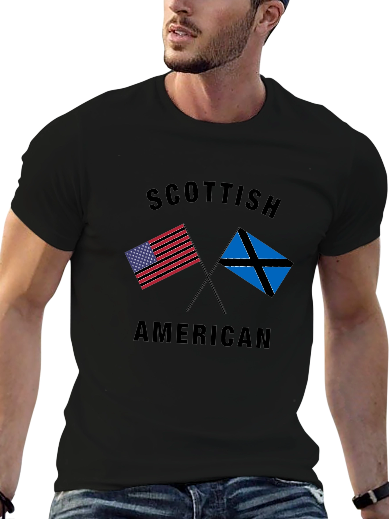 Scottish American Flag T-Shirt