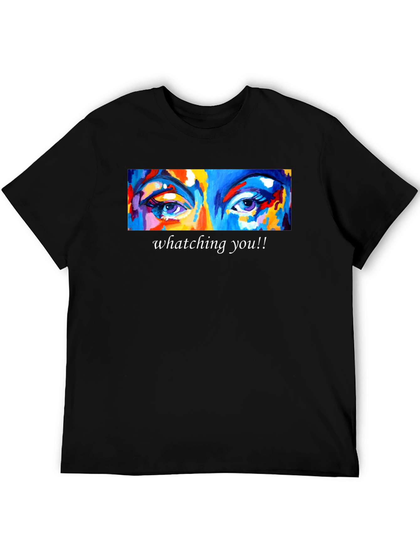 Watching You Graphic T-Shirt - Stylish Eye Design
