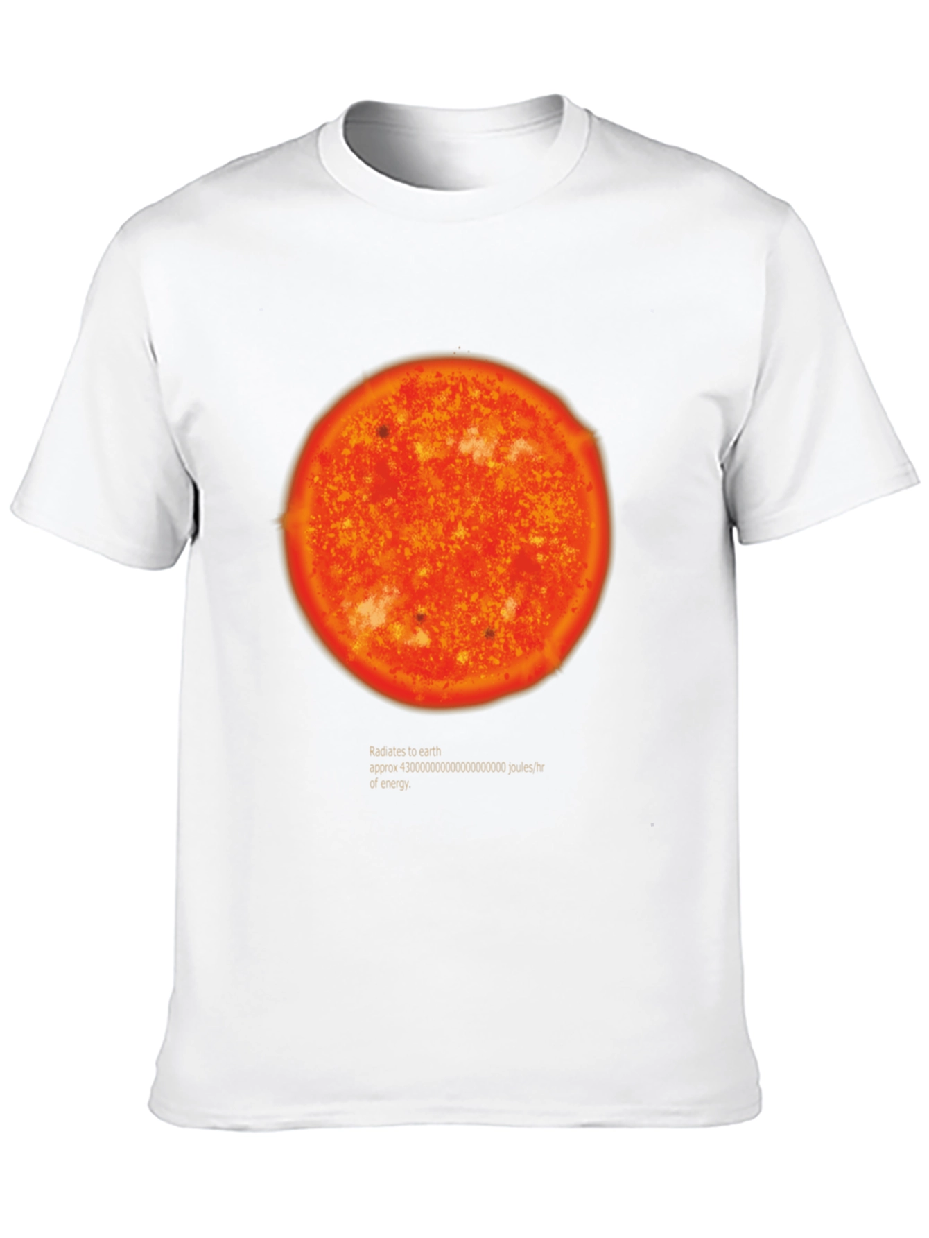 Radiates Energy T-Shirt - Black Graphic Tee