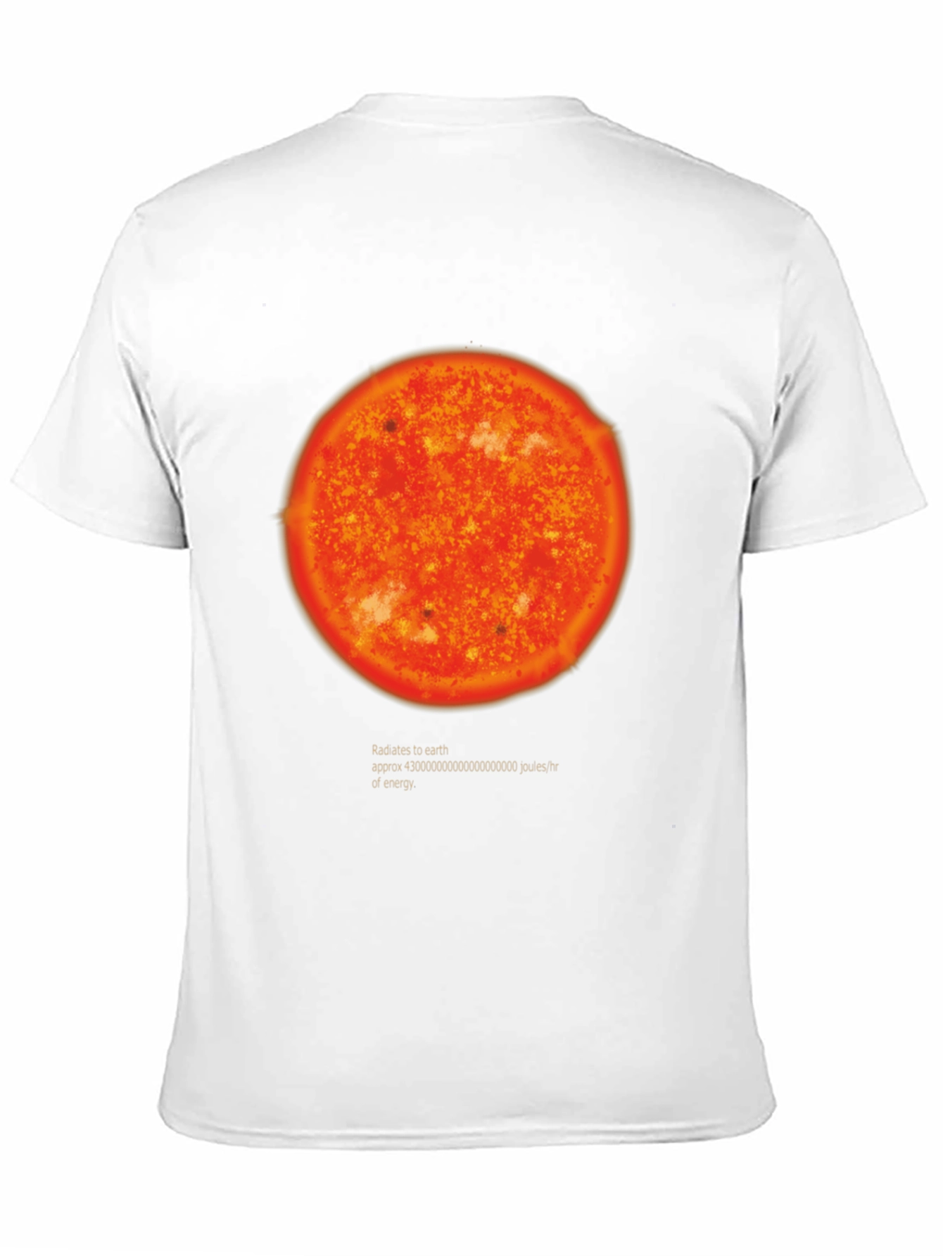 Radiates Energy T-Shirt - Black Graphic Tee