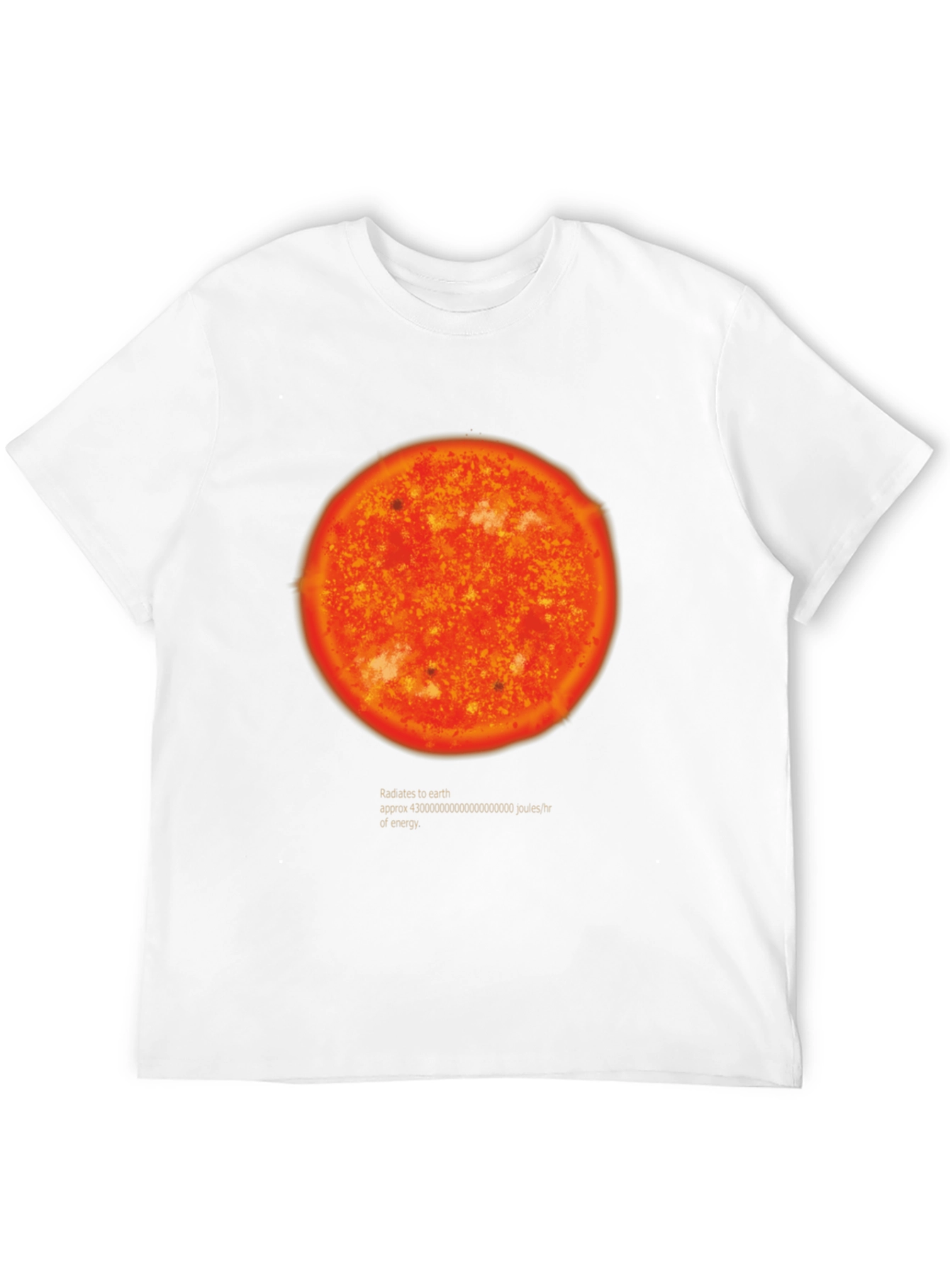 Radiates Energy T-Shirt - Black Graphic Tee