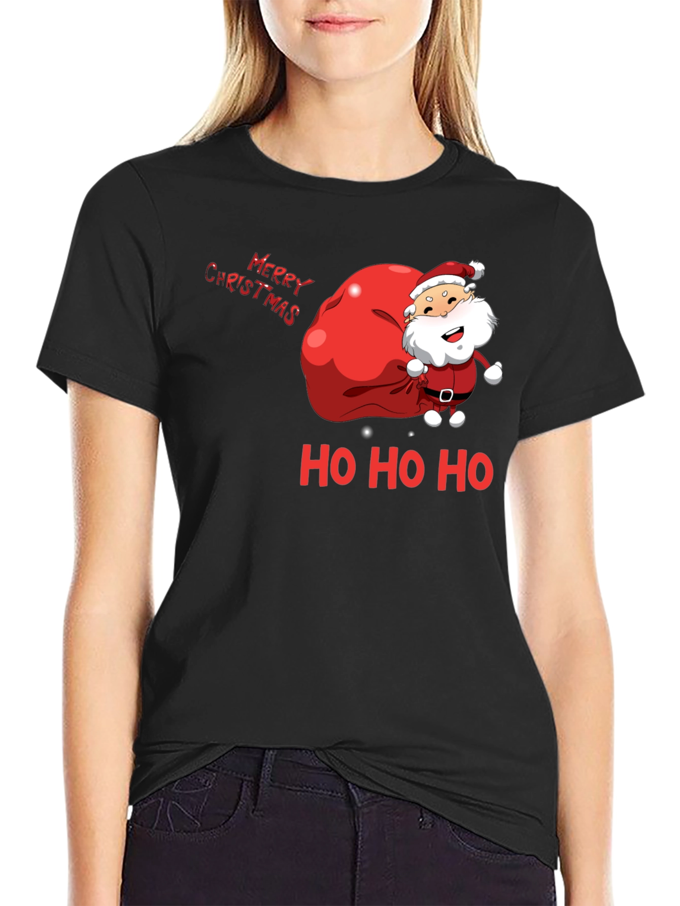 Merry Christmas Santa Graphic Tee