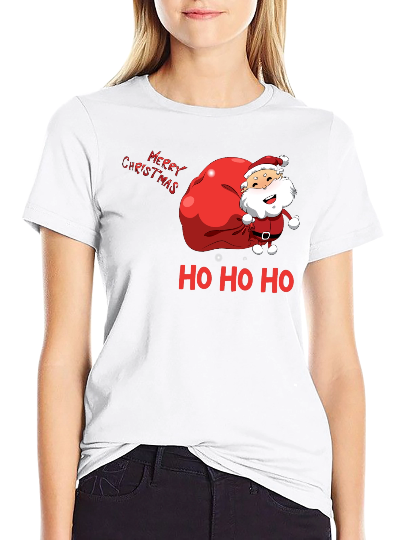 Merry Christmas Santa Graphic Tee